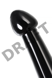 Нереалистичный фаллоимитатор Jelly Dildo M Toyfa Basic, TPE, черный, 18 см