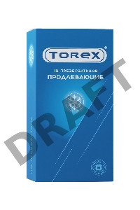 Презервативы продлевающие TOREX  латекс, №12, 18 см