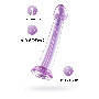 Нереалистичный фаллоимитатор Jelly Dildo M Toyfa Basic, TPE, фиолетовый, 18 см