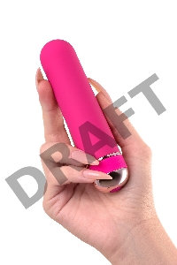 Нереалистичный вибратор A-Toys by TOYFA Mastick mini, ABS пластик, розовый, 13 см