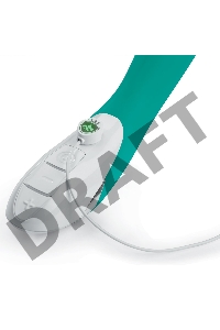 Вибратор Mystim Elegant Eric силиконовый, зеленый, 27 см