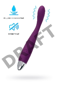 Coco Violet Гибкий тонкий вибростимулятор фиолетовый с гладкой поверхностью