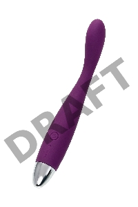 Coco Violet Гибкий тонкий вибростимулятор фиолетовый с гладкой поверхностью