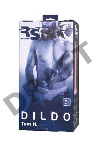 Фаллоимитатор RealStick Silicone Tom H, сайлекспан, телесный, 15 см