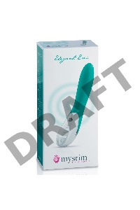 Вибратор Mystim Elegant Eric силиконовый, зеленый, 27 см