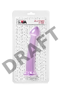 Нереалистичный фаллоимитатор Jelly Dildo M Toyfa Basic, TPE, фиолетовый, 18 см