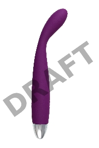 Coco Violet Гибкий тонкий вибростимулятор фиолетовый с гладкой поверхностью