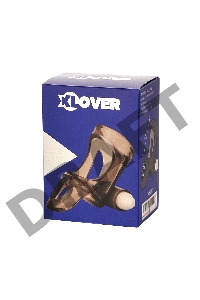 Эрекционное кольцо на пенис TOYFA XLover  , Термопластичный эластомер (TPE), черный, 7 см