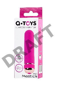Нереалистичный вибратор A-Toys by TOYFA Mastick mini, ABS пластик, розовый, 13 см