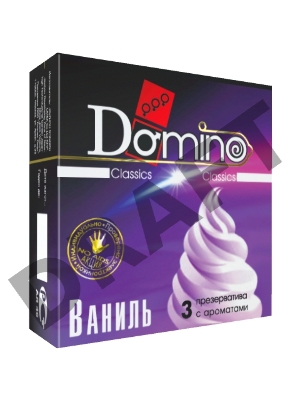 Презервативы Domino Ваниль №3 Презервативы Domino Ваниль №3