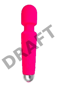 Вибромассажер Flovetta Peony, силикон, розовый, 20,5 см