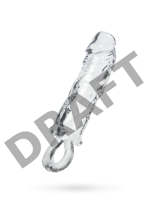 Насадка ToyFa XLover Increase+ для увеличения размера, с кольцом,  TPE, прозрачная, 14 см