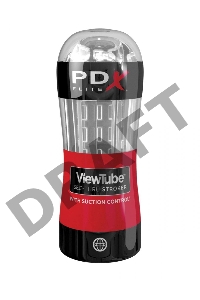 PDX Elite ViewTube See-Thru Stroker Мастурбатор прозрачный