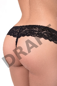Эротические трусики Erolanta Eve, черный (50-52)