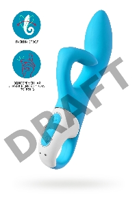 Нереалистичный вибратор Satisfyer Embrace me, силикон, синий