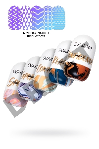 Набор мастурбаторов нереалистичных Svakom Hedy X5 Mixed (5 шт.), TPE, белый, 9 см