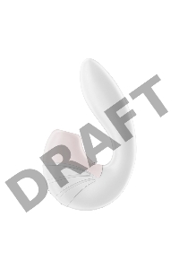 Supernova white Вибромассажёр зоны G с вакуумным клиторальным стимулятором белый