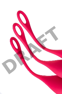 Набор вагинальных шариков Satisfyer YONI, силикон, красный, Ø 2 см.