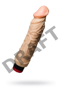 Вибромассажёр-реалистик LoveToy, ПВХ, телесный, 19,5 см