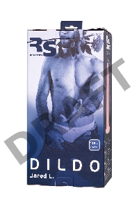 Фаллоимитатор RealStick Silicone Jared L, сайлекспан, телесный, 18 см