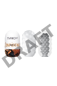 Набор мастурбаторов нереалистичных Svakom Hedy X5 Mixed (5 шт.), TPE, белый, 9 см