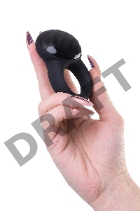 Эрекционное кольцо на пенис Satisfyer Signet, силикон, черный, 8 см.