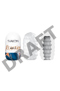 Набор мастурбаторов нереалистичных Svakom Hedy X5 Mixed (5 шт.), TPE, белый, 9 см