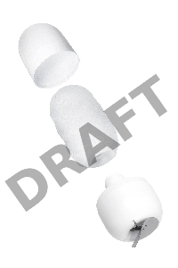 Набор мастурбаторов нереалистичных Svakom Hedy X5 Mixed (5 шт.), TPE, белый, 9 см