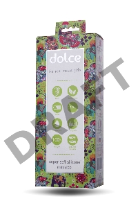 Вибратор TOYFA Dolce Jaxon, силикон, зеленый, 12,5см
