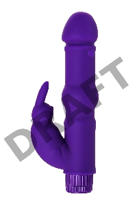 Нереалистичный вибратор TOYFA A-Toys, силикон, фиолетовый, 18 см