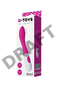 Стимулятор точки G TOYFA A-Toys Kari, силикон, розовый, 19,2 см