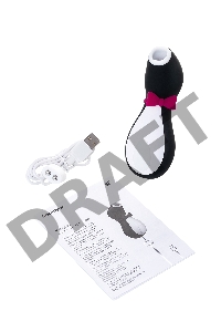 Вакуум-волновой бесконтактный стимулятор клитора Satisfyer Pro Penguin NG, силикон, черный, 11,5 см.