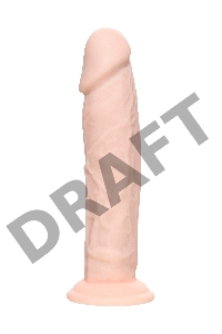 Фаллоимитатор RealStick Silicone Gabriel M, сайлекспан, телесный, 20 см