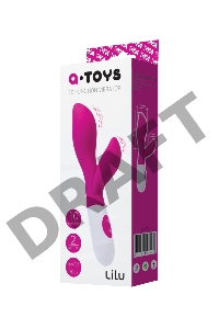 Вибратор с клиторальным стимулятором TOYFA A-Toys Lilu, силикон, розовый, 20 см