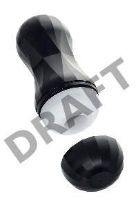 Нереалистичный мастурбатор TENGA Air-Tech Squeeze Strong, TPE, белый, 17 см