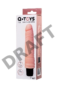 Реалистичный вибратор A-Toys by TOYFA Frem, TPE, телесный, 19 см