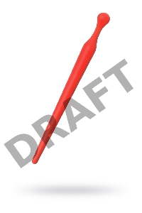 Уретральный плаг Black & Red by TOYFA, силикон, красный, 10 см