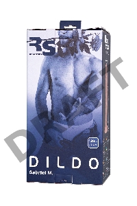 Фаллоимитатор RealStick Silicone Gabriel M, сайлекспан, телесный, 20 см