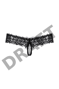 Трусики из кружева SoftLine Collection, черный, M/L