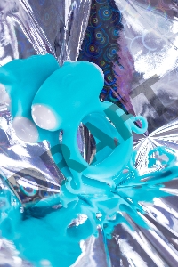 Виброкольцо на пенис A-Toys by TOYFA Sair, силикон, голубое, Ø 2,6 см