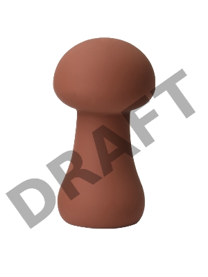 Перезаряжаемый Вибратор CNT Mushroom Brown CNT-430030O