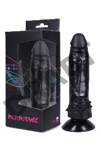 Фаллоимитатор на присоске №10, черный