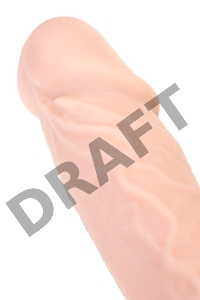 Фаллоимитатор RealStick Silicone Gabriel M, сайлекспан, телесный, 20 см