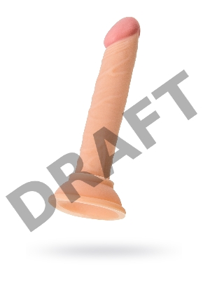 Анальный фаллоимитатор TOYFA Basic, PVC, телесный,14 см