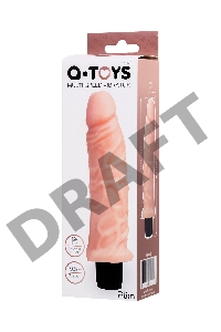 Реалистичный вибратор A-Toys by TOYFA Plim, TPE, телесный, 19,5 см