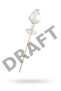 Леденец Sosuчki, «Анальная втулка большая Pina colada», прозрачный 47гр.