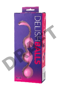 Вагинальные шарики Seven Creations, силикон, розовые, Ø 3,5 см