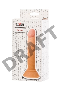 Анальный фаллоимитатор TOYFA Basic, PVC, телесный,14 см