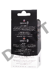 Анальная втулка TOYFA POPO Pleasure Gemini , TPE, черная, 12,4 см