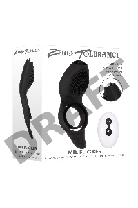 Zero Tolerance MR. FLICKER Эрекционное кольцо со стимулятором клитора